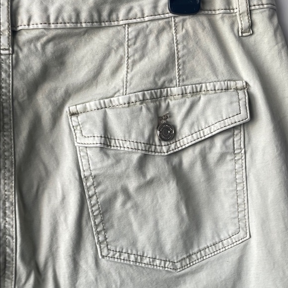 White House Black Market Tan Cargo Jumpsuit Relaxed Fit - Picture 8 of 10